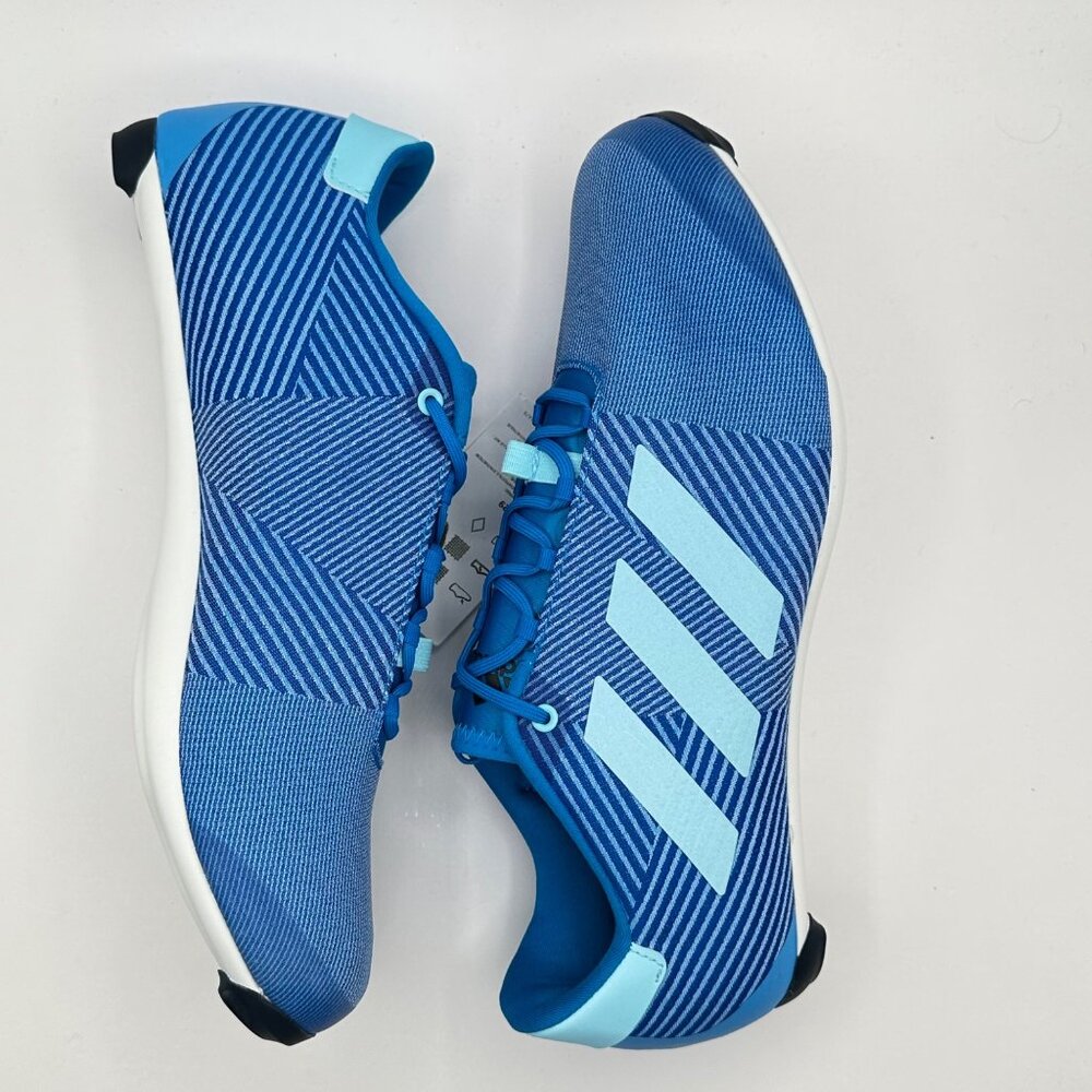 Men's Adidas The Road Shoes Blue Rush Cycling Road Shoes GY6829 Size 9.5 NEW - Picture 7 of 11